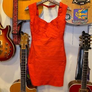 W.O.W. Couture Sexy Red Bandage Dress M